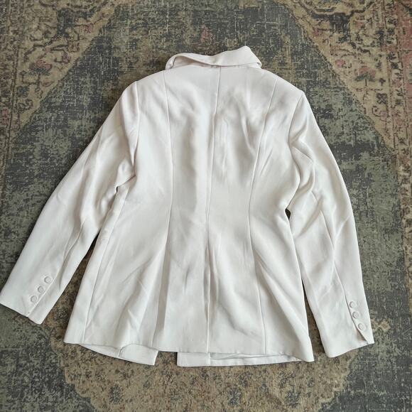 Good American Tuxedo Blazer White Size L - Picture 6 of 10
